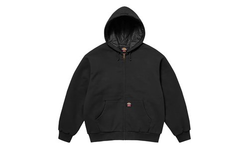 Supreme Dickies Quilted Lined Zip Up Hooded Sweatshirt SU25944 - SU25944