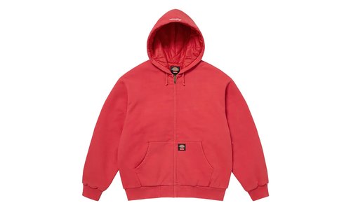 Supreme Dickies Quilted Lined Zip Up Hooded Sweatshirt SU25945 - SU25945