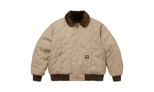 Supreme Dickies Reversible Quilted Faux Fur Work Jacket SU25948 - SU25948