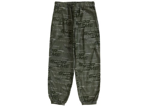 Supreme Dimensions Logo Denim Skate Skate Pant - Green