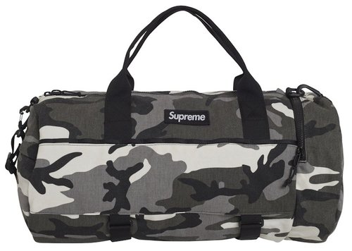 Supreme Duffle Bag SS25 - Snow Camo