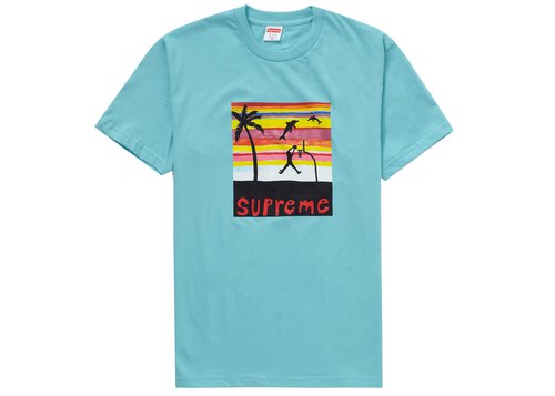 Supreme Dunk Tee Shirt - Light Teal