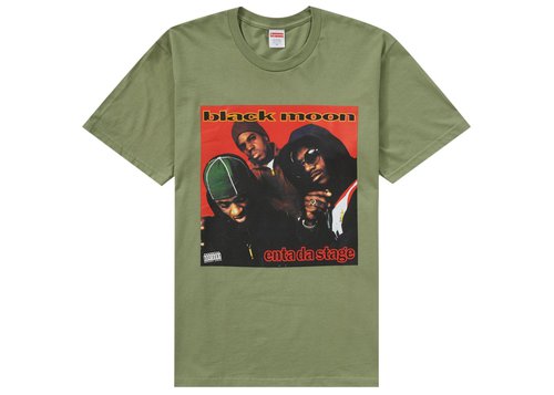 Supreme Enta Da Stage Tee Shirt - Light Olive