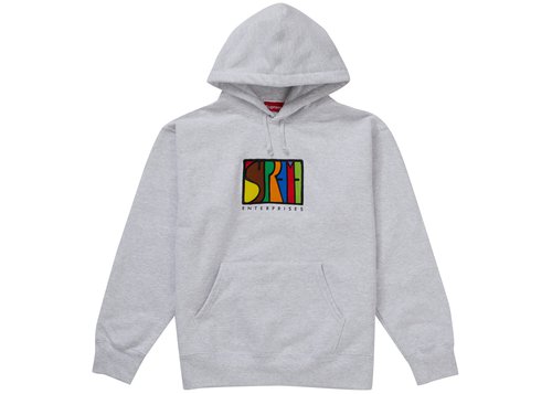 Supreme Enterprises Hooded Sweatshirt 'Ash Grey' | Solesense