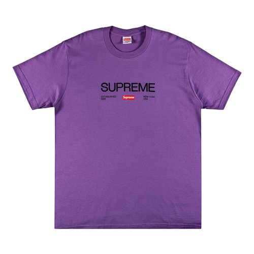 Supreme Est. 1994 Tee - FW21T43 PURPLE