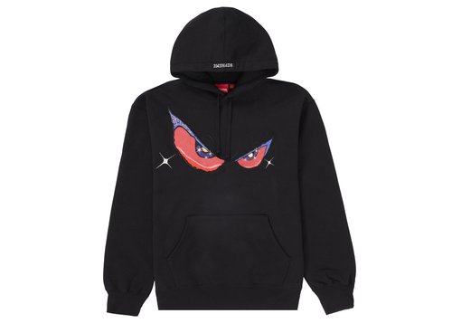 Supreme Eyes Hooded Sweatshirt - Black