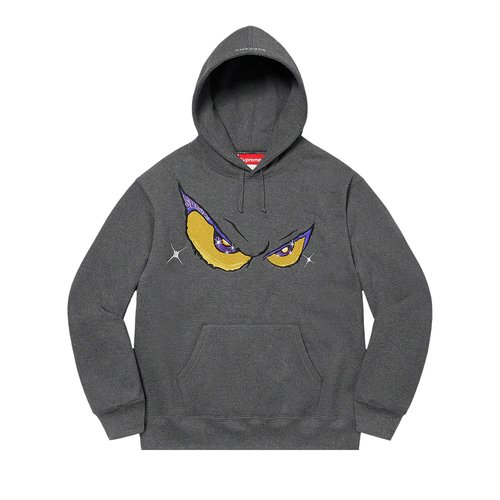 Supreme Eyes Hooded Sweatshirt - FW21SW47 CHARCOAL
