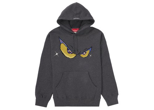 Supreme Eyes Hooded Sweatshirt - Charcoal