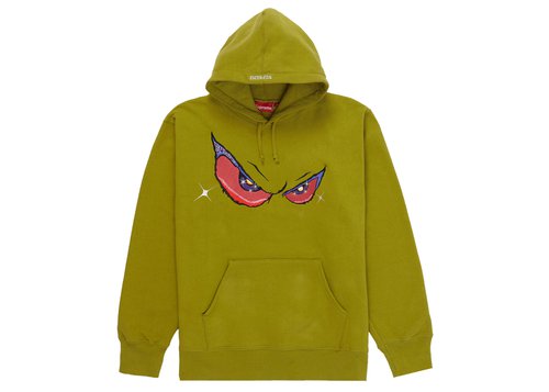 Supreme Eyes Hooded Sweatshirt - Moss