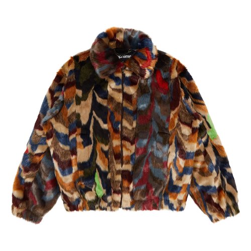 Supreme Faux Fur Bomber Jacket - Multi-Color - SUP-FW22-521