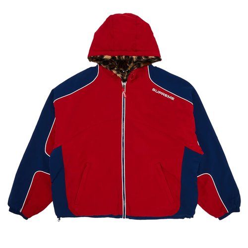 Supreme Faux Fur Reversible Hooded Track Jacket - SS25J67 RED