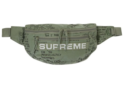 Supreme Field Waist Bag 'Olive Gonz' - SS23B19 OLIVE GONZ | Solesense