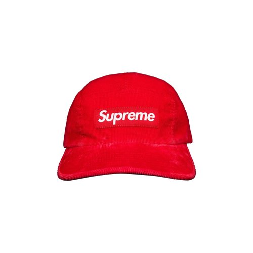 Supreme Fine Wale Corduroy Camp Cap 'Black' | Solesense