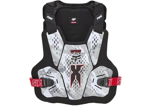 Supreme Fox Racing DMX Raceframe Impact Chest Guard - Snow Camo