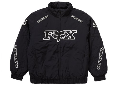 Supreme Fox Racing Puffy Jacket - Black