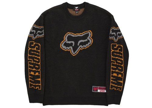 Supreme Fox Racing Sweater - Black