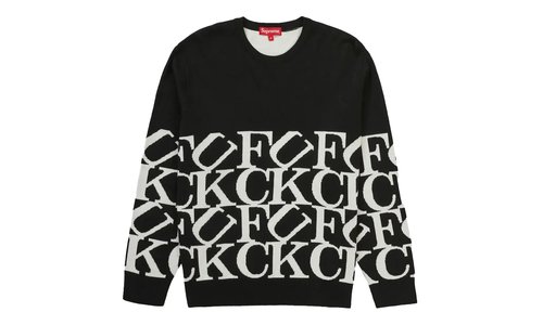 Supreme Fuck All Sweater - SS21SK15