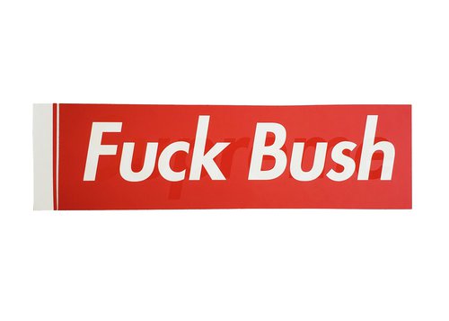 スケートボード Supreme Fuck Bush Box Logo Sticker Size【フリー】 SUPREME シュプリーム Fuck Bush Box Logo Sticker BOX