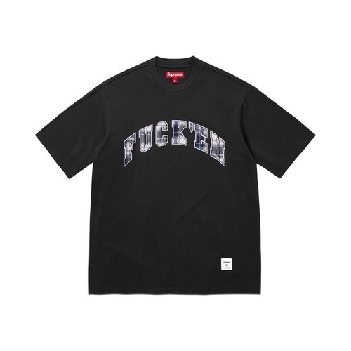 Supreme Fuck Em Plaid Short-Sleeve Top - SS26KN40 BLACK