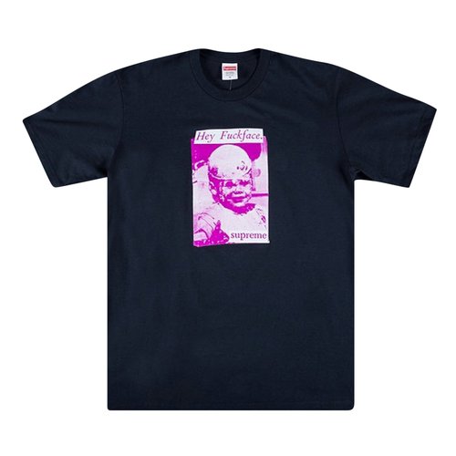Supreme Fuck Face Tee - SS18T41 NAVY