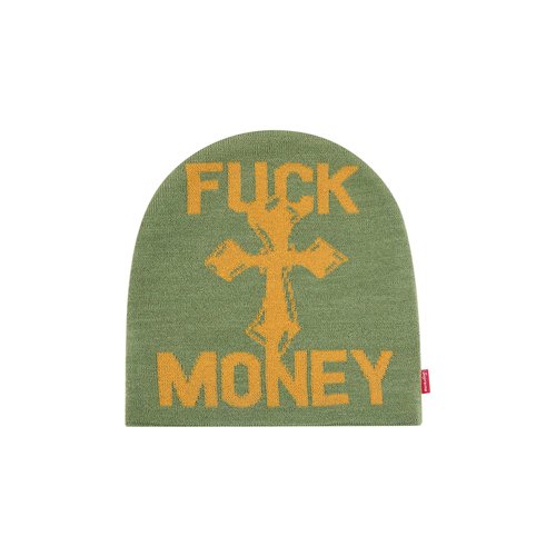 Supreme Fuck Money Beanie - FW24BN60 OLIVE