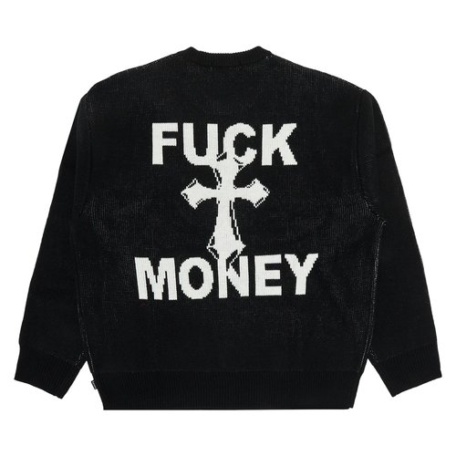 Supreme Fuck Money Sweater - FW24SK47 BLACK