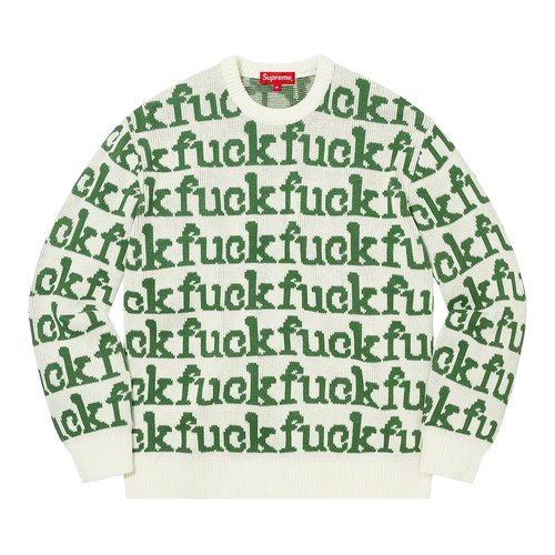 Supreme Fuck Sweater - SS22SK12 WHITE