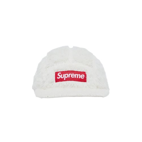 Supreme Fuzzy Camp Cap - FW24H104 WHITE