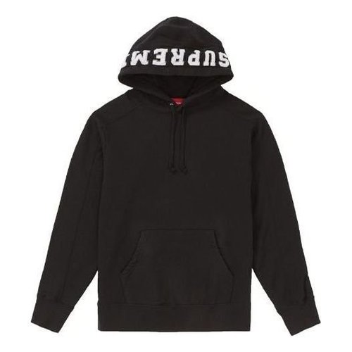 Supreme FW18 Paneled Hooded Sweatshirt - Black - SUP-FW18-773
