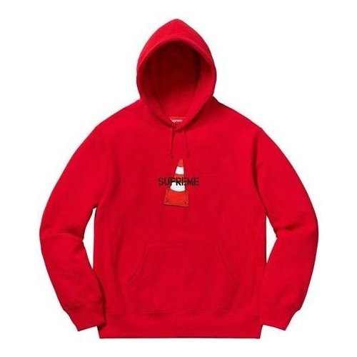 Supreme FW19 Week 1 Cone Hooded Sweatshirt - Red - SUP-FW19-101