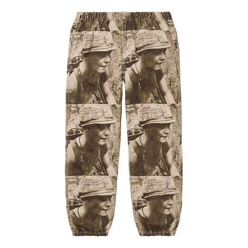 Supreme FW19 Week 1 Supreme Is Love Skate Pant Printing Long Pants Gray - Grey - SUP-FW19-179