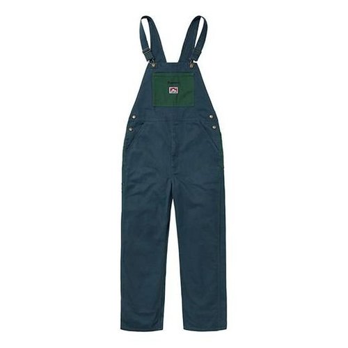 Supreme FW19 Week 3 x Ben Davis Overalls Crossover Green Contrasting Colors Pants - Blue - SUP-FW19-394