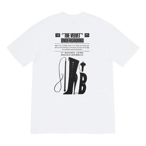 Supreme FW19 Week 4 x The Velvet Underground Tee - White - SUP-FW19-431