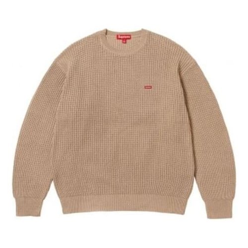 Supreme FW23 Week7 Small Box Ribbed Sweater - Beige - SUP-FW23-134