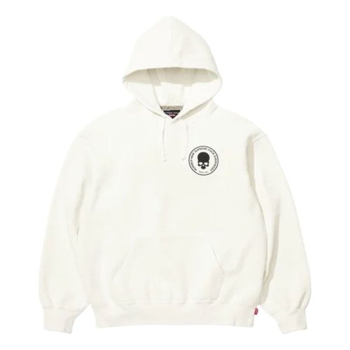 Supreme FW25 x Number Nine Hooded Sweatshirt - White - SUP-FW25-266-WH