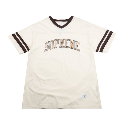 Supreme Glitter Arc Football Top - White