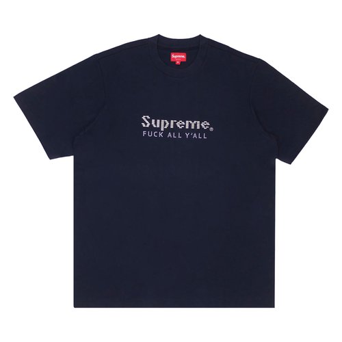 Supreme Gold Bars Tee - SS19KN53 NAVY