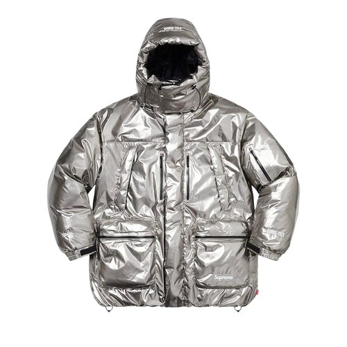 Supreme GORE-TEX 700-Fill Down Parka - FW22J21 SILVER