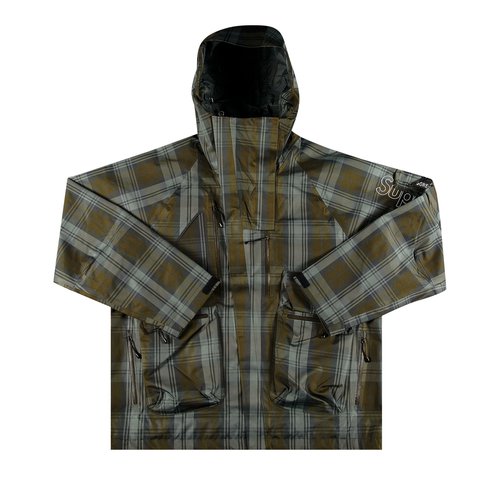 Supreme GORE-TEX Tech Shell Jacket - FW21J31 OLIVE PLAID