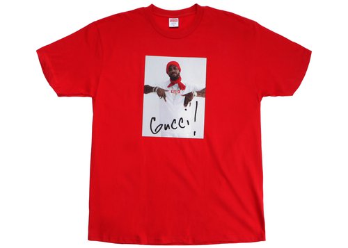 Supreme Gucci Mane Tee Shirt - Red