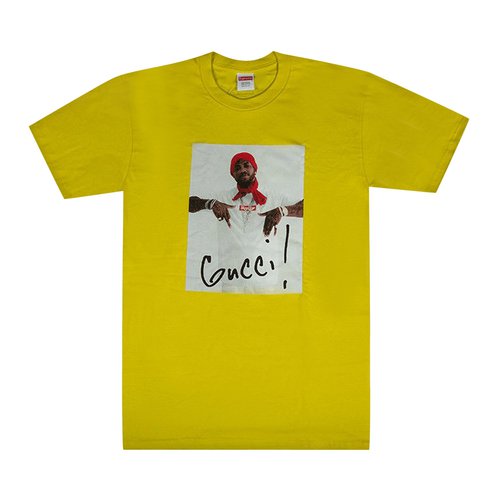 Supreme Gucci Mane Tee - FW16T2-7 YEL-LOW