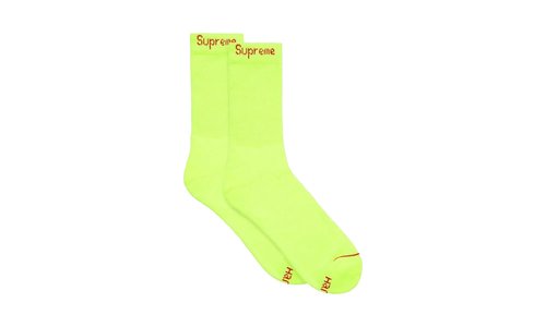 Supreme Hanes Crew Socks - 2 Pack - SU25696