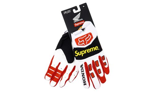 Supreme Honda Fox Racing Gloves 'Red' | Solesense