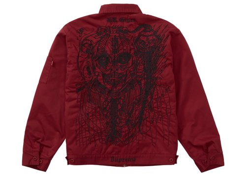 Supreme H.R.Giger Embroidered WorkJacket