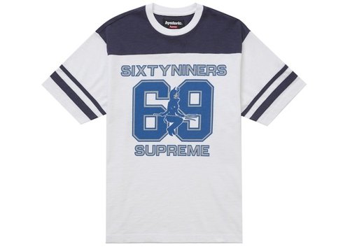 Supreme Hysteric Glamour 69 Football Top - White