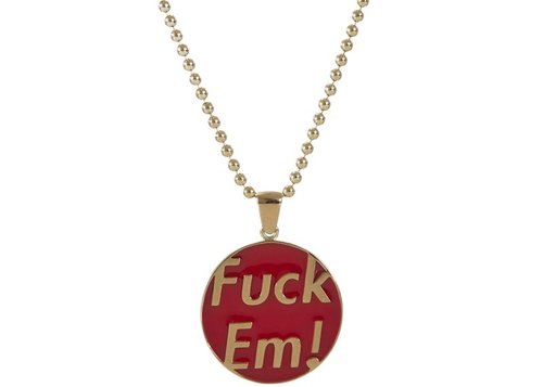 Supreme Jacob&Co Fuck Em Pendant - 14K Gold