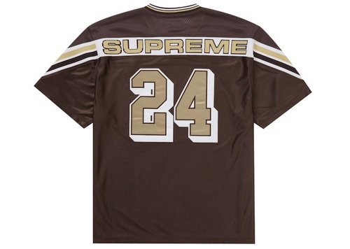 Supreme Jacquard Rib Football Jersey - Brown