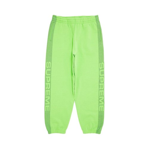 Supreme Jacquard Stripe Sweatpant | Size M - SS24P22 BRIGHT GREEN