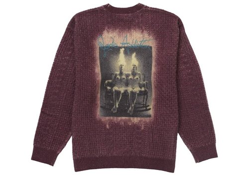 Supreme Jane's Addiction Cardigan - Burgundy