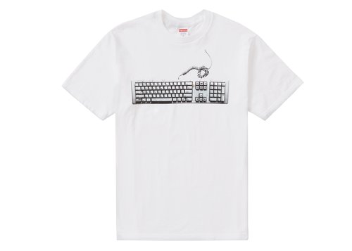 Supreme Keyboard Tee Shirt - White